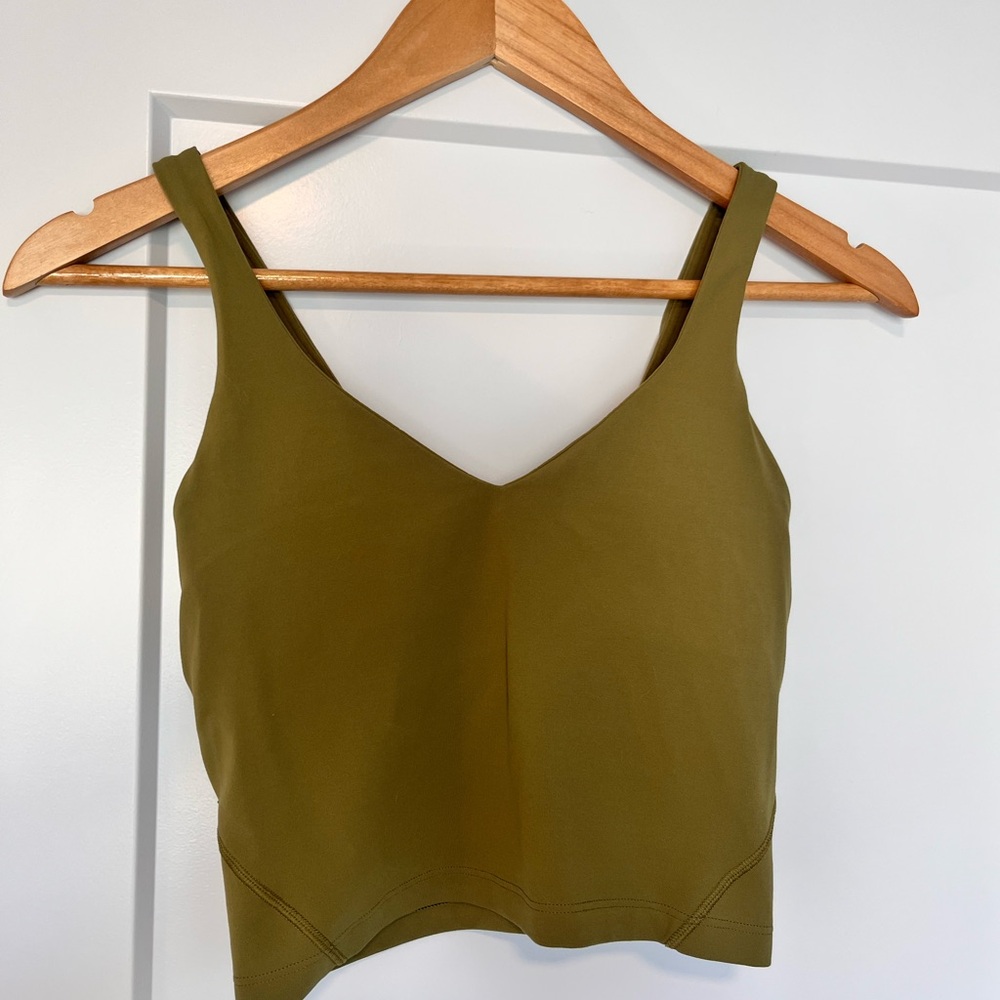 Lululemon Olive Tank Top